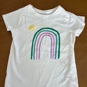 Tea Collection rainbow graphic tee size 8